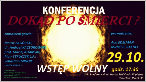 Konferencja „Dokąd po śmierci” informacje